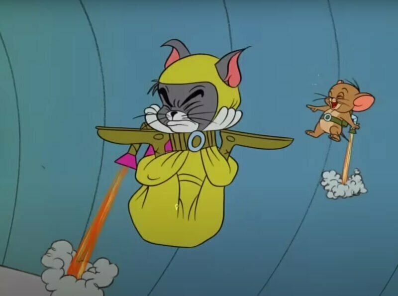 Tom en Jerry raket
