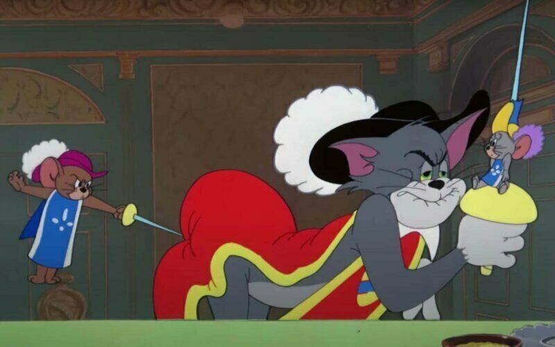 Tom en Jerry ridders