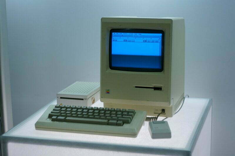 Apple Macintosh 128K computer vroeger