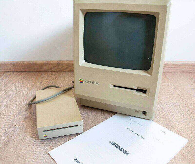 De eerste Apple Macintosh 128K