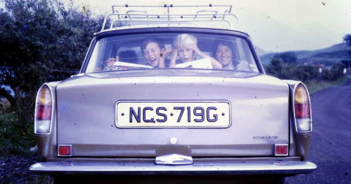 Auto kinderen vroeger