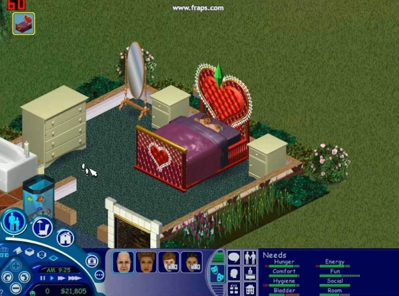 Sims 2 bed
