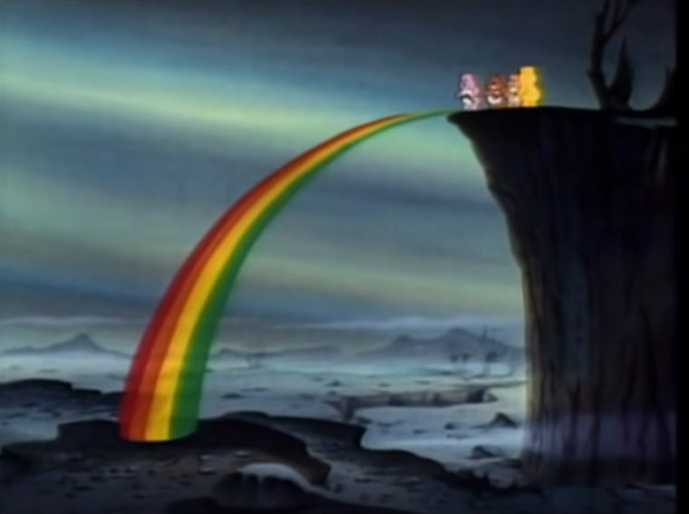 Troetelbeertjes regenboog brug