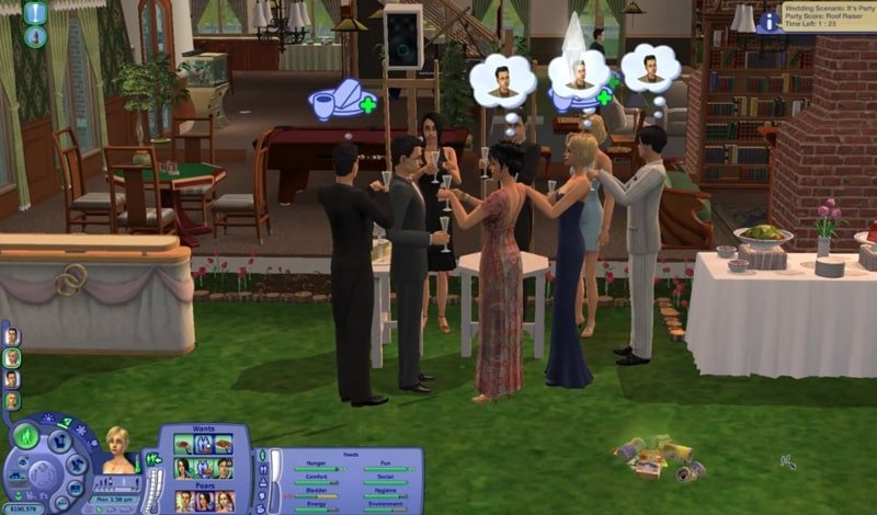 Sims 2 trouwvideo maken