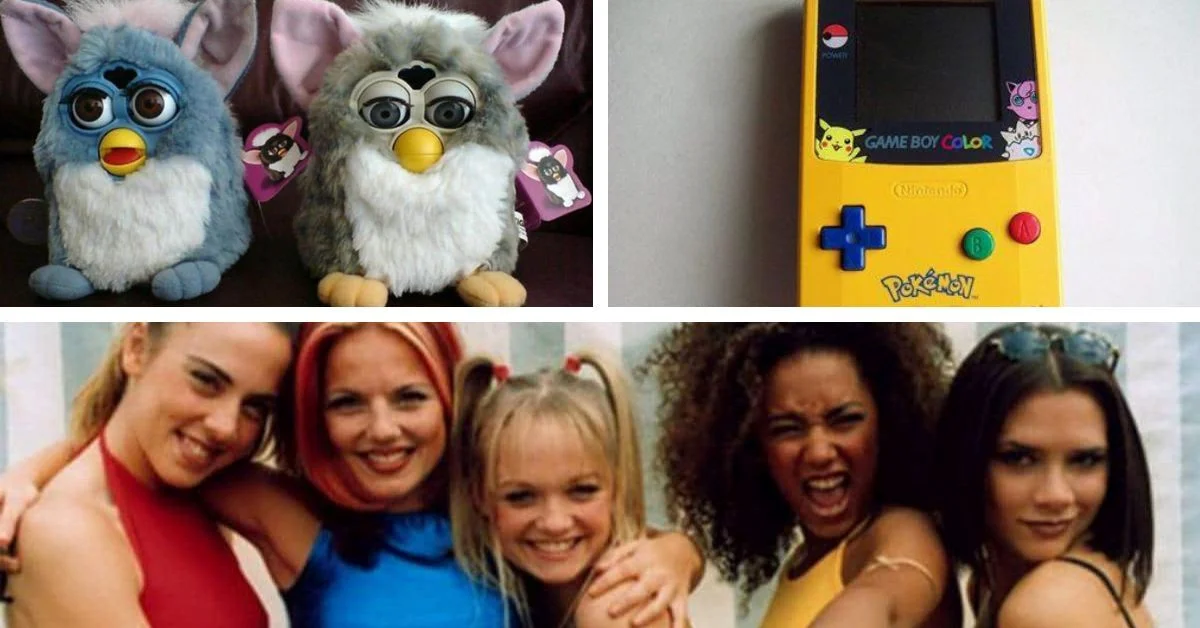 Jaren 90 spice girls gameboy furby